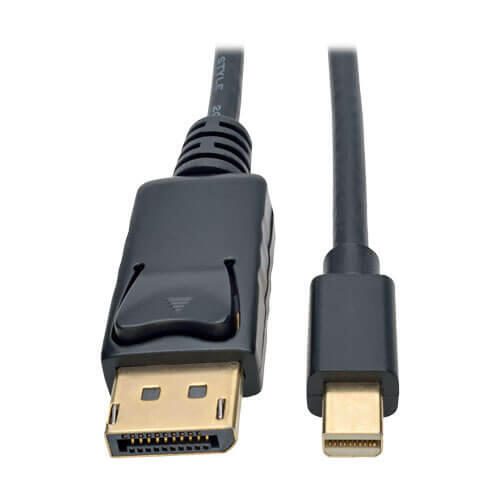 Eaton Tripp Lite Series Mini DisplayPort zu DisplayPort Adapterkabel (Stecker/Stecker), 4K 60 Hz, Schwarz, 10 ft. (3.1 m