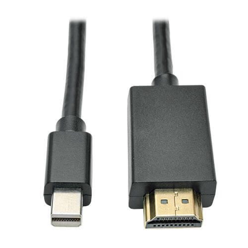Eaton Tripp Lite Series Mini DisplayPort zu HDMI Active Adapterkabel (Stecker/Stecker), 1080p, 12 ft. (3.7 m)