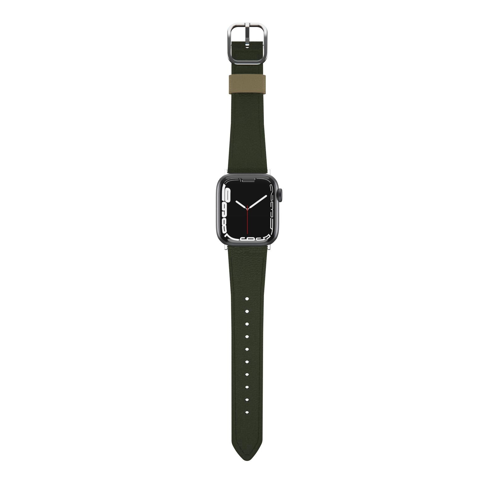 OtterBox Symmetry Cactus Leather Watch Band for Apple Watch 41/40/38mm Cactus Groove - green