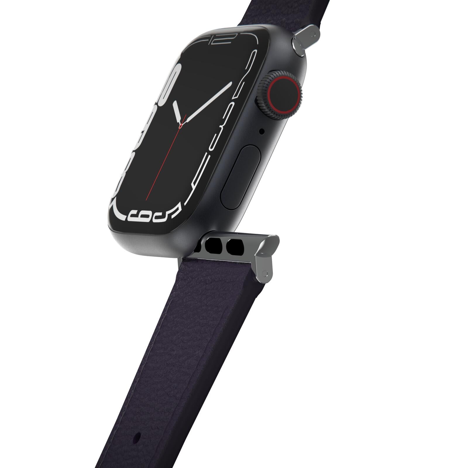 OtterBox Symmetry Cactus Leather Watch Band for Apple Watch 41/40/38mm Plum Luxe - purple