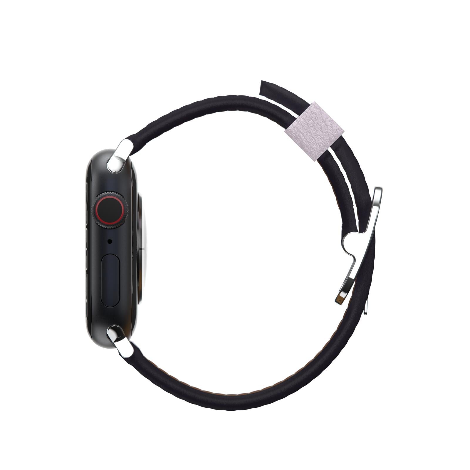 OtterBox Symmetry Cactus Leather Watch Band for Apple Watch 41/40/38mm Plum Luxe - purple