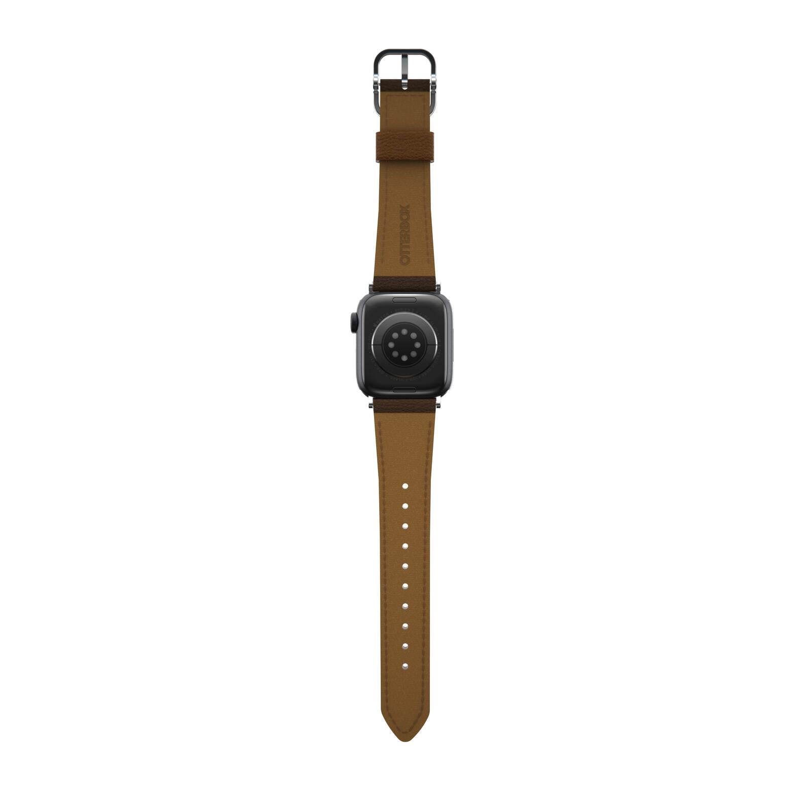 OtterBox Symmetry Cactus Leather Watch Band for Apple Watch 41/40/38mm Rich Adobe - brown