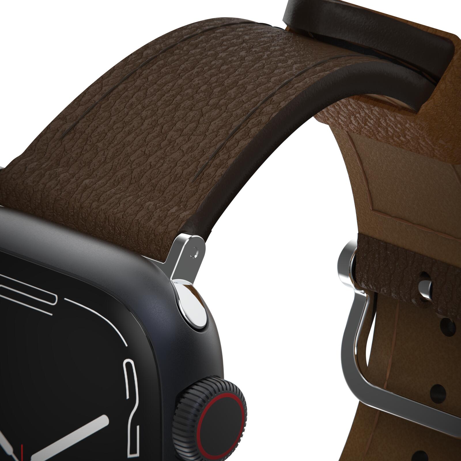 OtterBox Symmetry Cactus Leather Watch Band for Apple Watch 41/40/38mm Rich Adobe - brown
