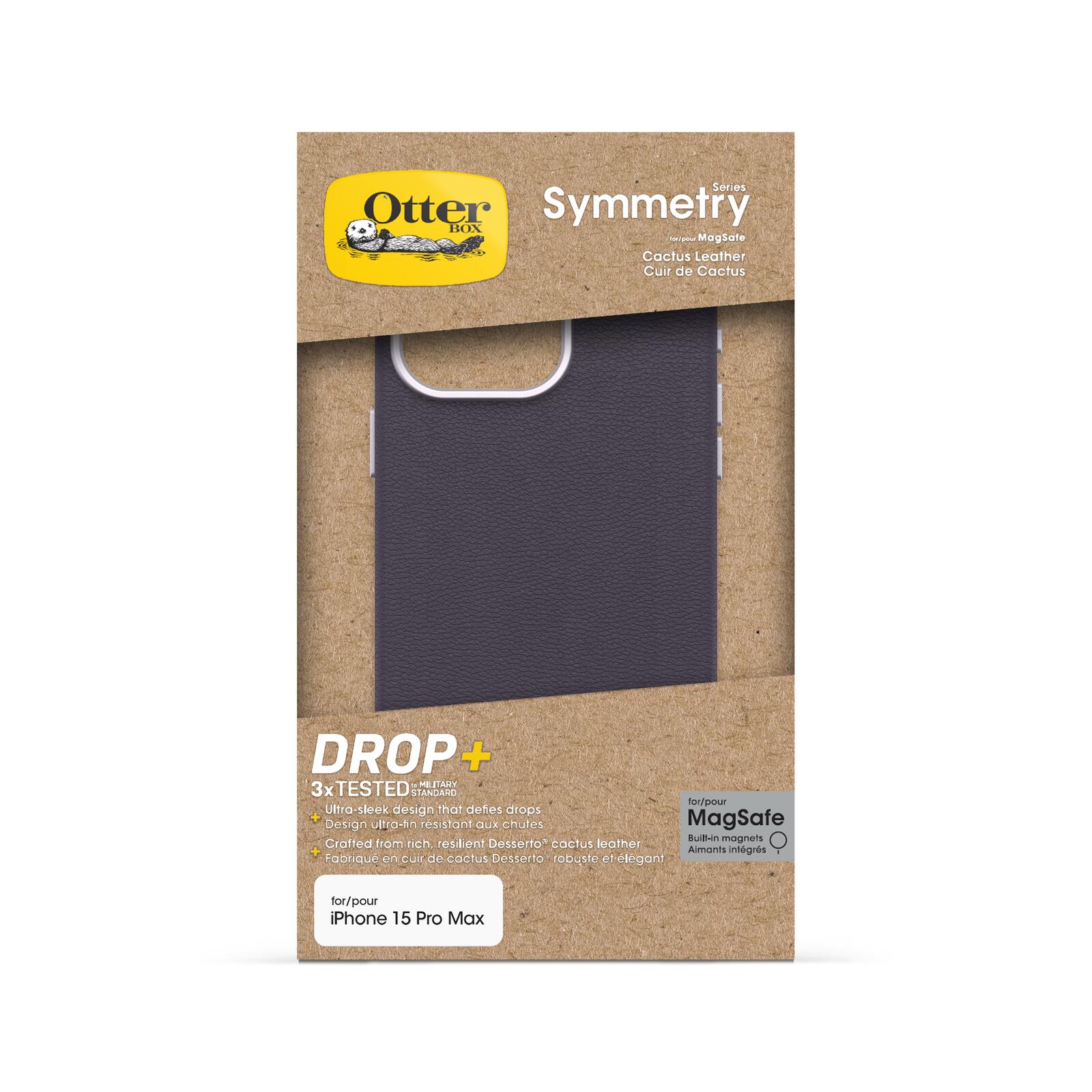 OtterBox Symmetry Cactus Leather Apple 15 iPhone Pro Max Plum Luxe - purple