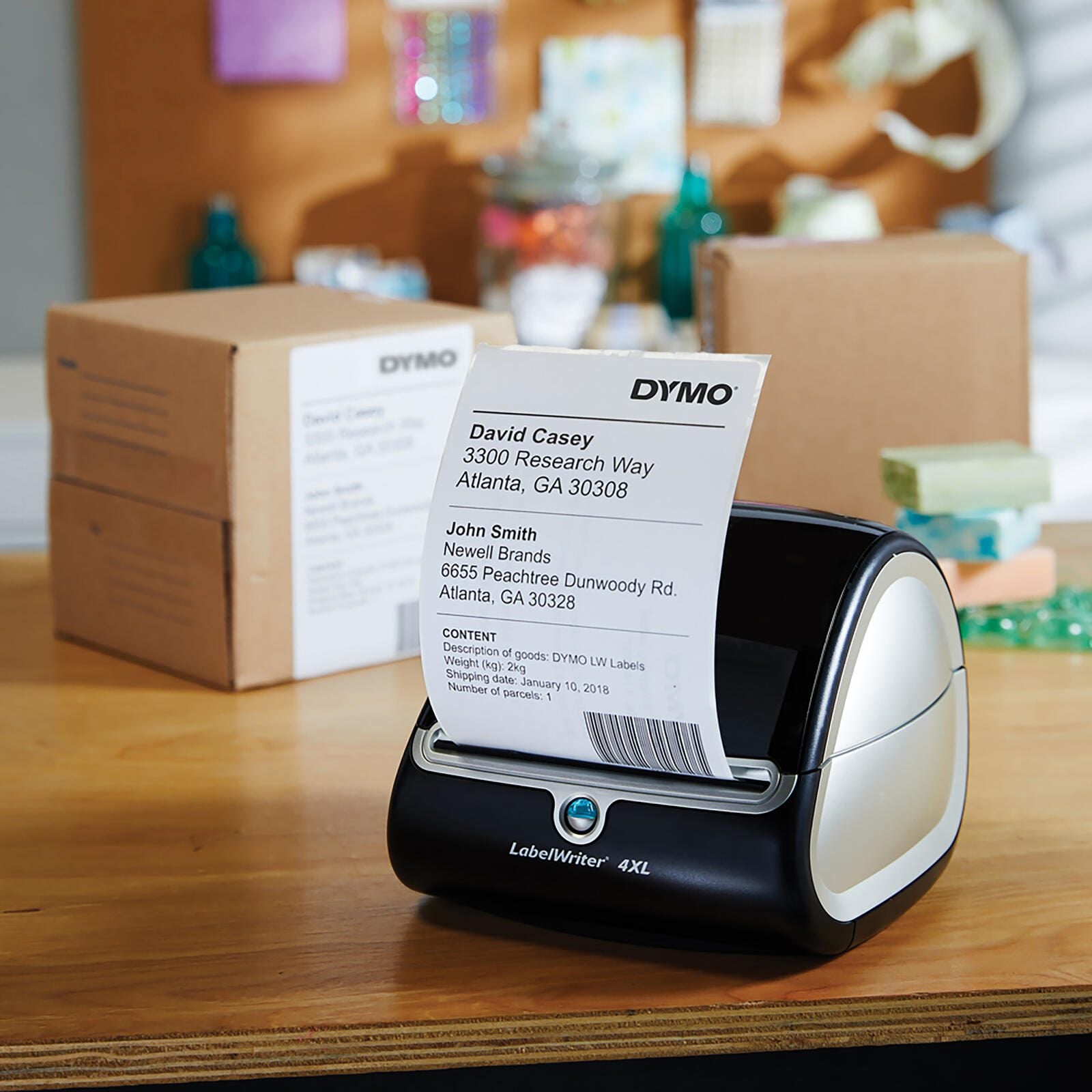 DYMO® Original Etikett für LabelWriter™, Versandaufkleber - weiss - permanent, 1 x 220 Etiketten, für LW 4XL & 5XL