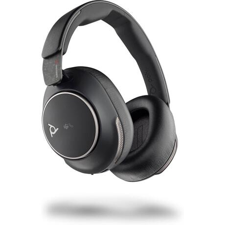 Poly Voyager Surround 80 UC USB-C Headset, für Microsoft Teams zertifiziert + USB-C/A-Adapter