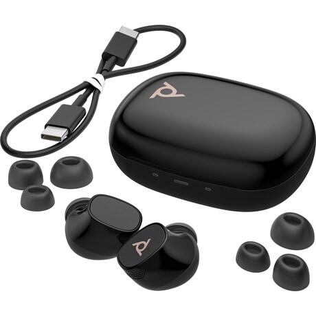 Poly Voyager Free 20 schwarz Earbuds + Basic Ladeetui