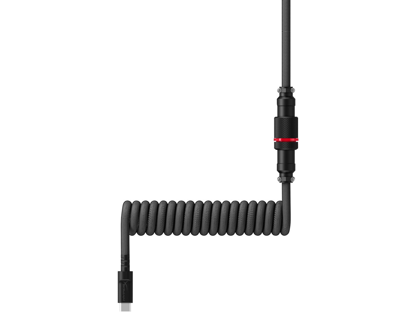 HyperX USB-C Spiralkabel grau-schwarz