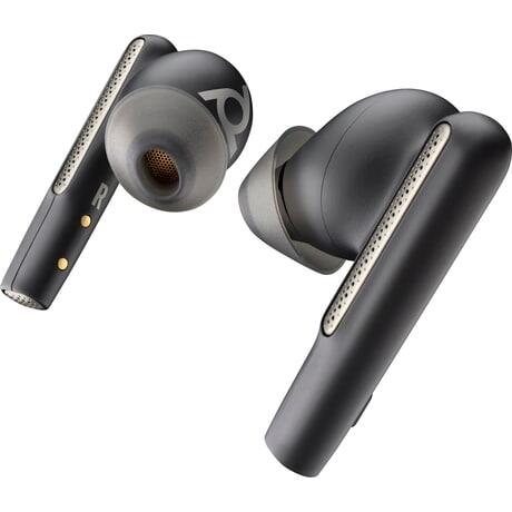Poly Voyager Free 60+ UC Carbon schwarz Earbuds +BT700 USB-C Adapter +Touchscreen-Ladeetui