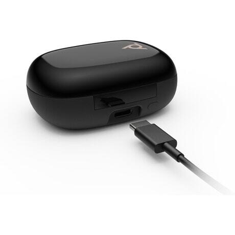 Poly Voyager Free 20 schwarz Earbuds + Basic Ladeetui