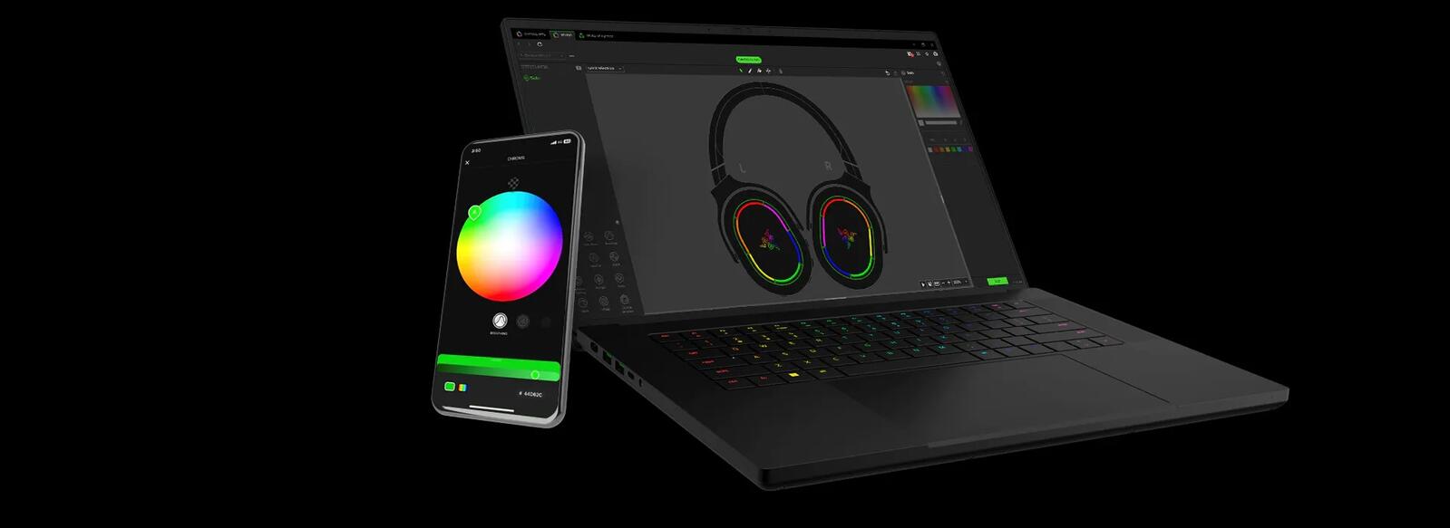 Razer Barracuda X Chroma kabelloses Multiplattform-Gaming-Headset, schwarz