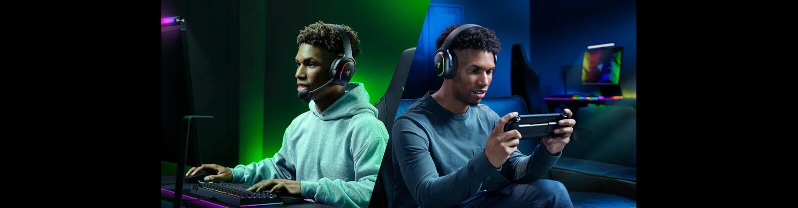 Razer Barracuda X Chroma kabelloses Multiplattform-Gaming-Headset, schwarz