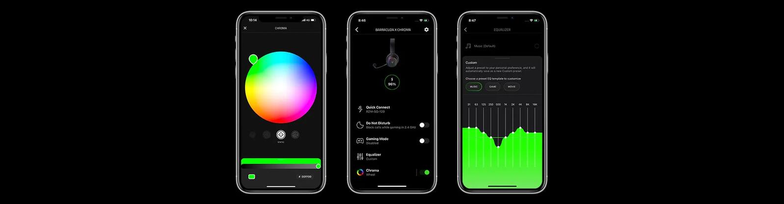 Razer Barracuda X Chroma kabelloses Multiplattform-Gaming-Headset, weiß