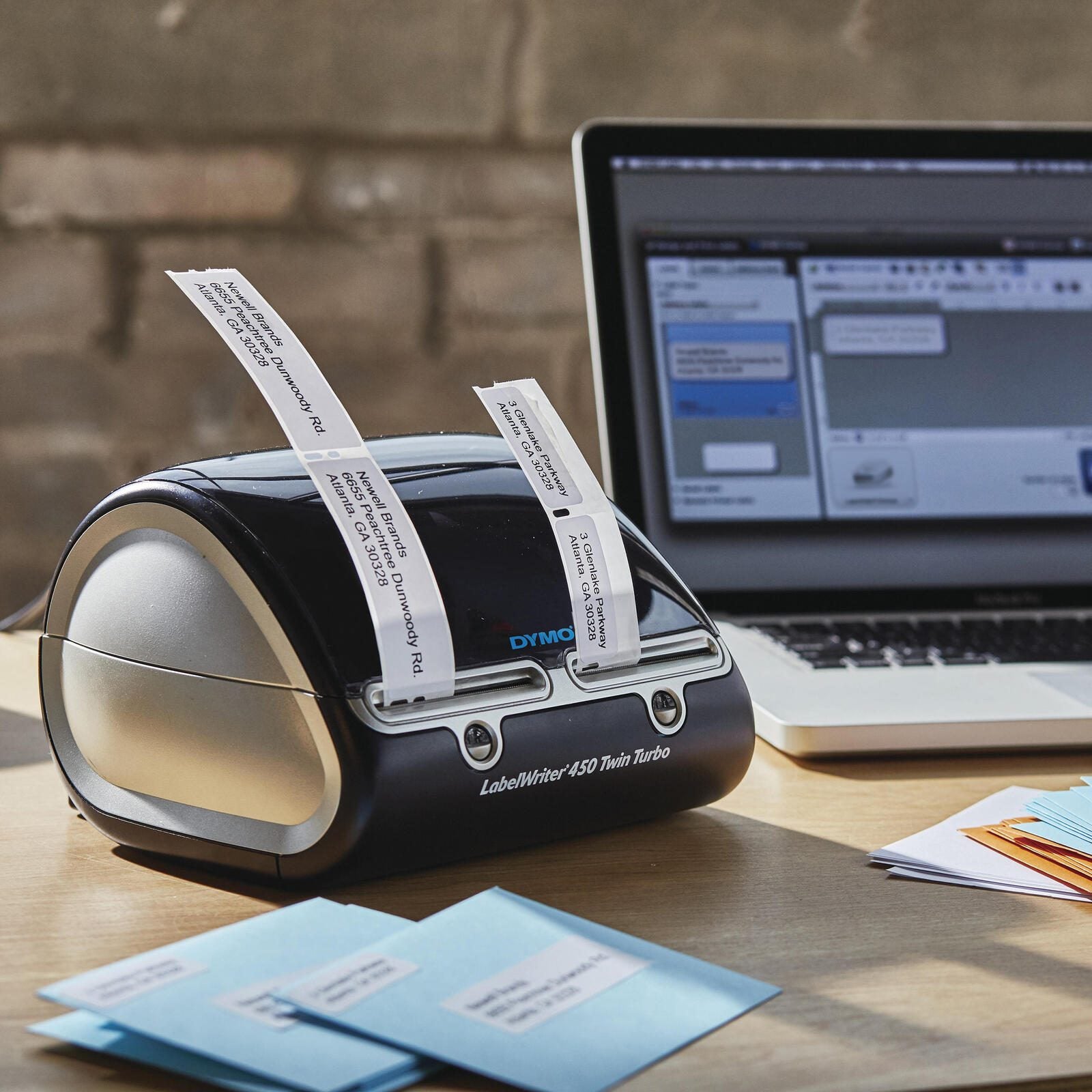 DYMO® LabelWriter 450 twin turbo, Etikettendrucker mit 2 Druckwerken für Etiketten bis 60mm Breite