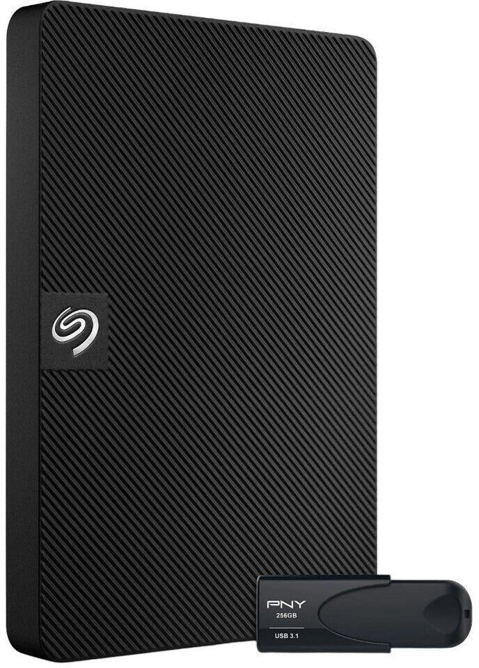 Seagate Externe Festplatten 4 TB HDD (STKM4000400) + PNY Attache 4 Stick 256GB