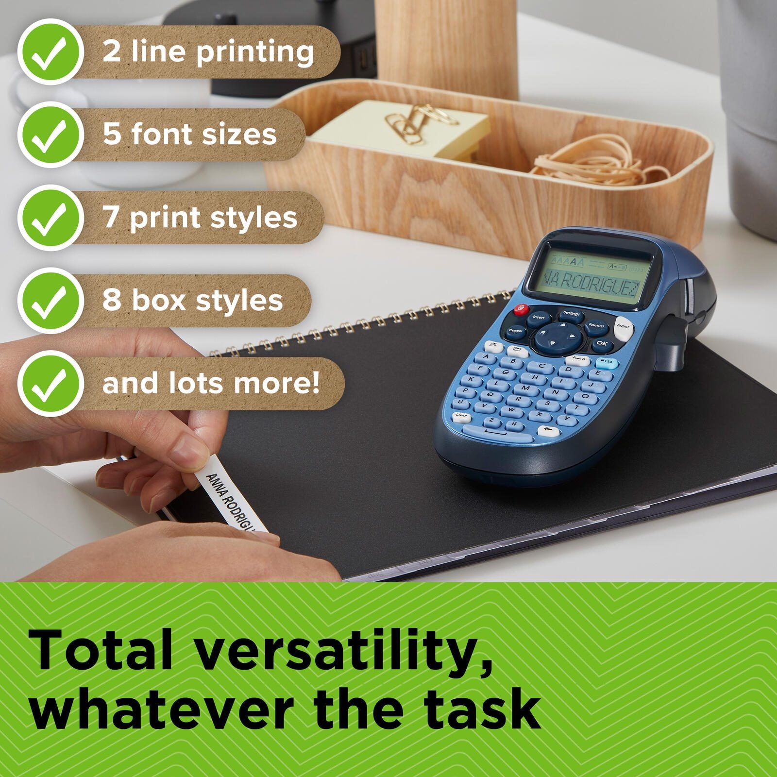 DYMO® LetraTag 100H Beschriftungsgerät, ABC-Tastatur, Thermodirektdruck