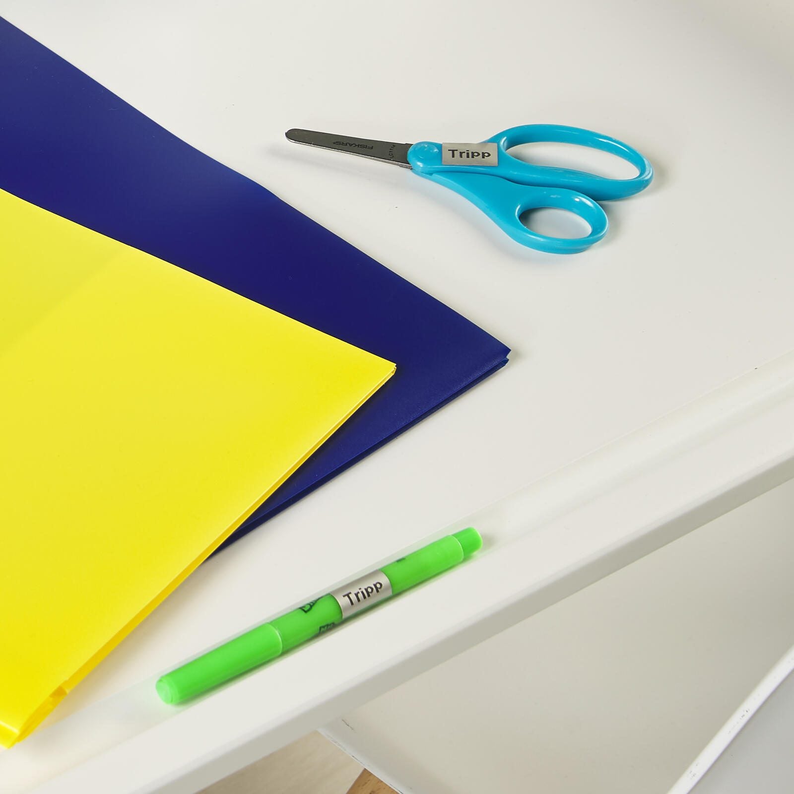 DYMO® Original Schriftband für LetraTag, Plastik - schwarz auf silbermetallic