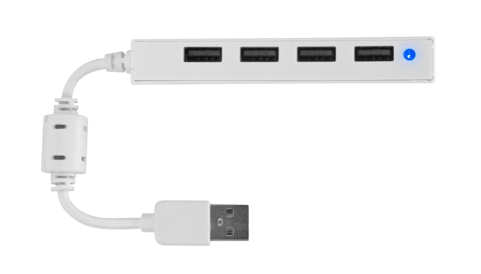 Speedlink SNAPPY SLIM USB Hub 4-Port, weiß