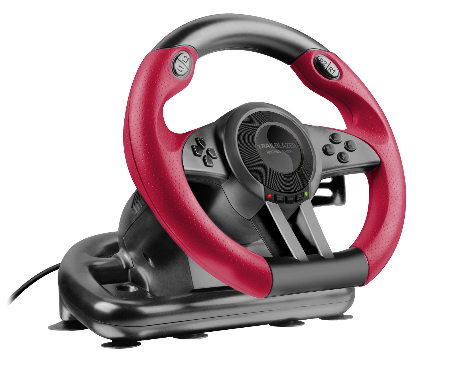 Speedlink TRAILBLAZER Racing Wheel, Lenkrad- und Pedale-Set, schwarz