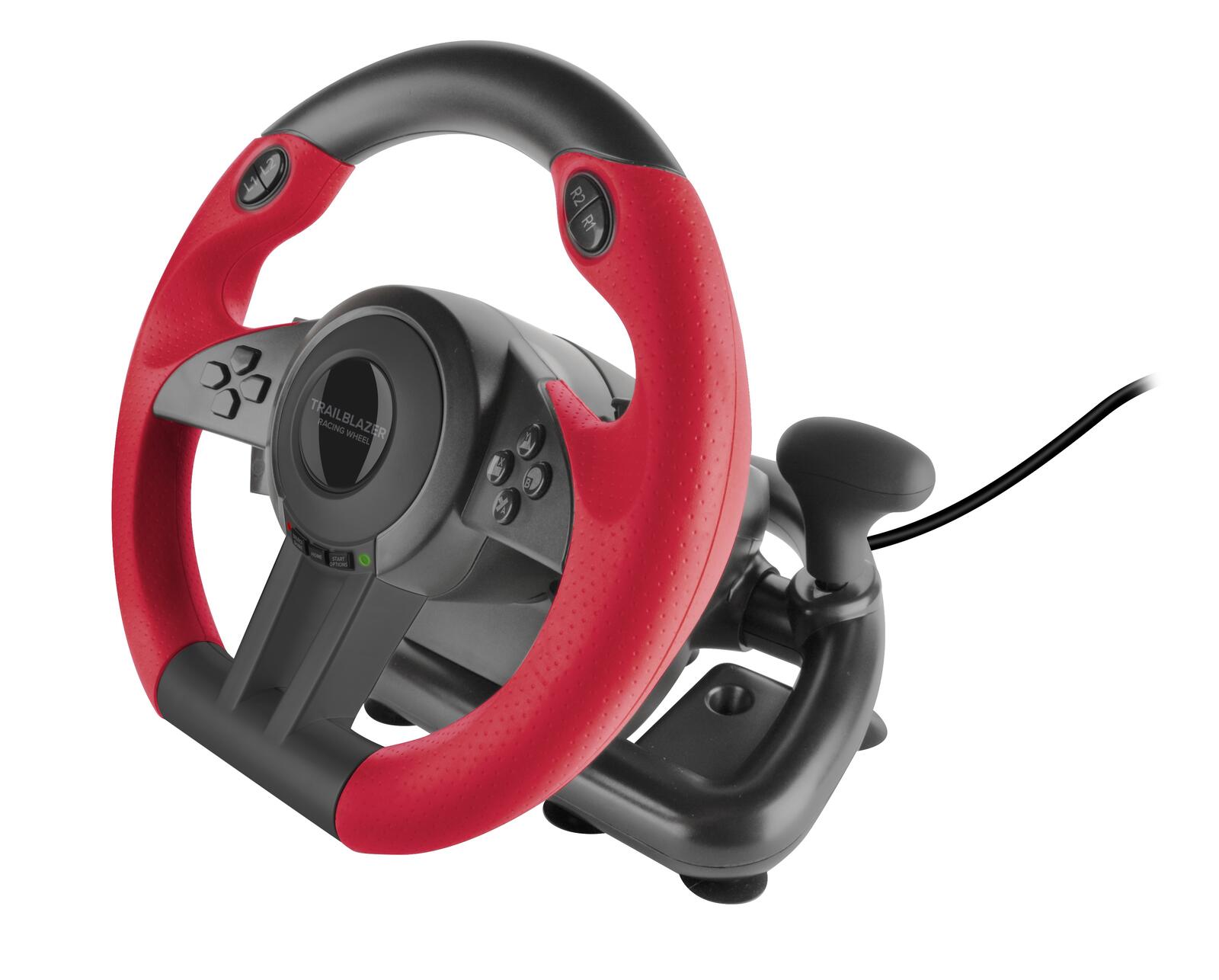 Speedlink TRAILBLAZER Racing Wheel, Lenkrad- und Pedale-Set, schwarz