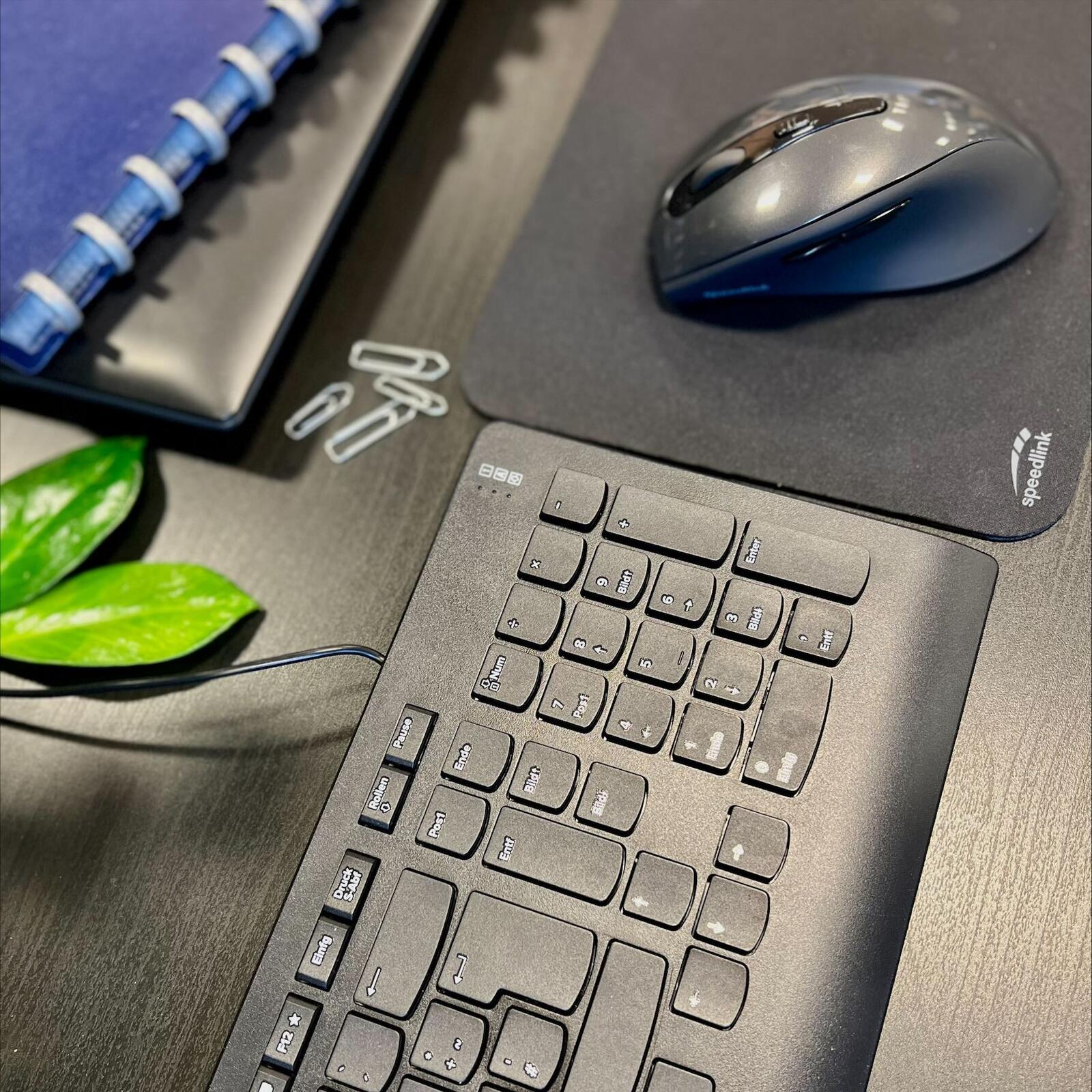 Speedlink HI-GENIC Antibacterial Tastatur, schwarz - DE Layout