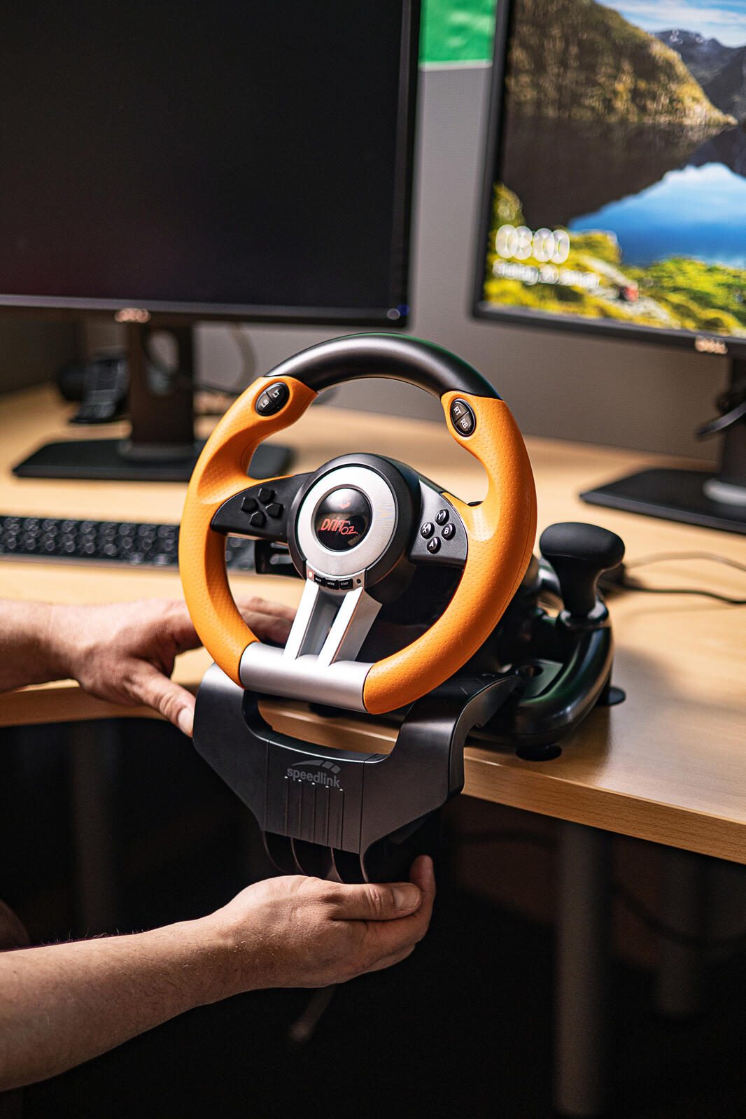 Speedlink Tischhalterung für DRIFT O.Z and TRAILBLAZER Lenkrad, schwarz