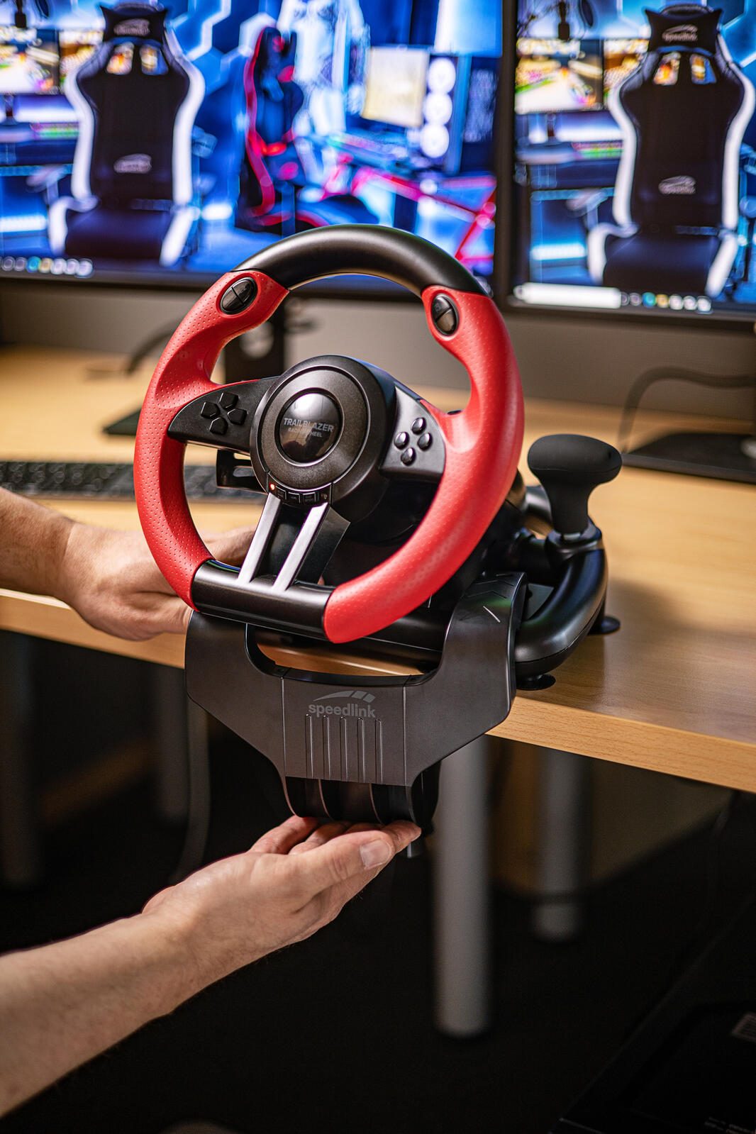 Speedlink Tischhalterung für DRIFT O.Z and TRAILBLAZER Lenkrad, schwarz