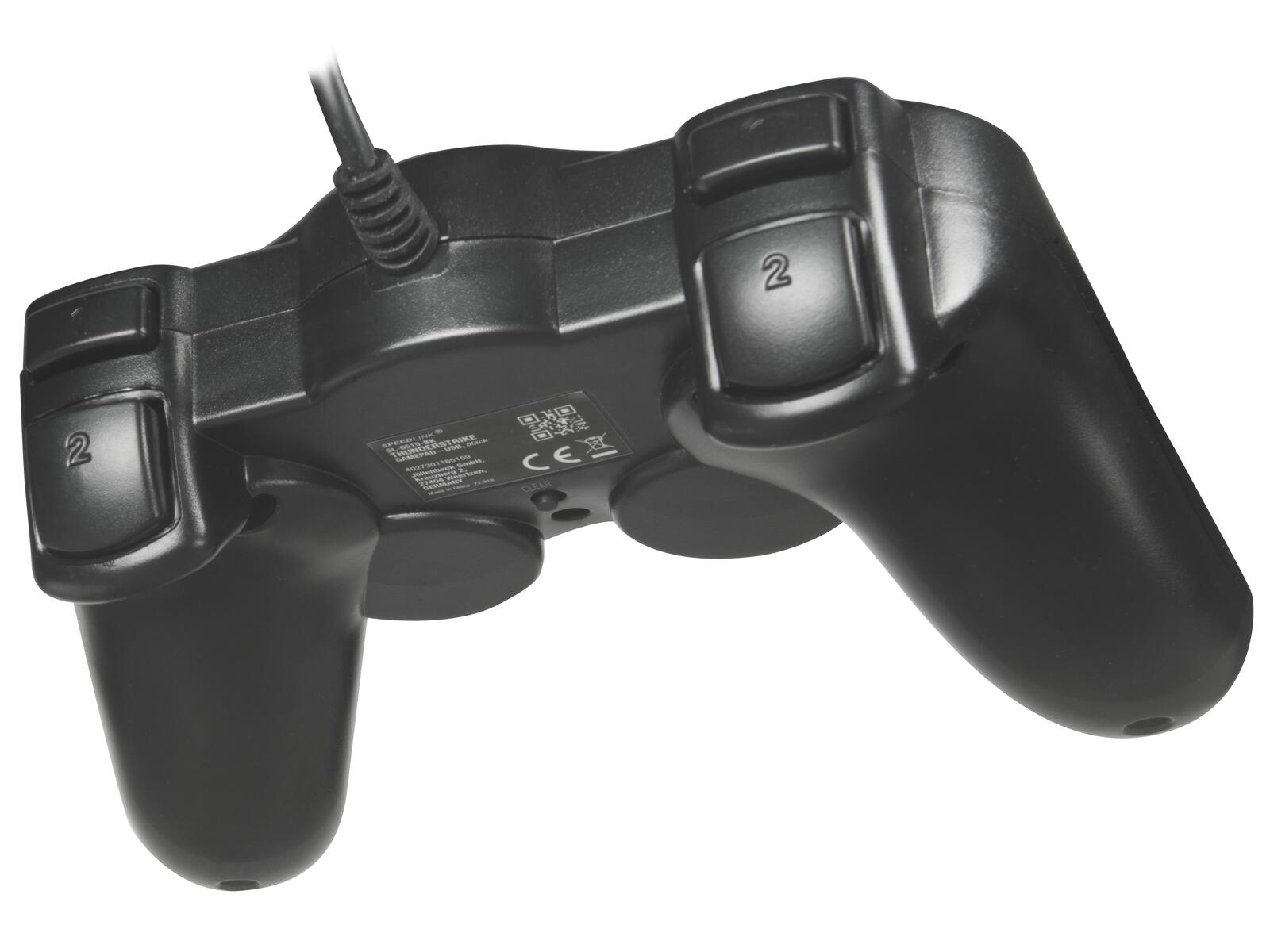 Speedlink THUNDERSTRIKE Gamepad für PC, schwarz