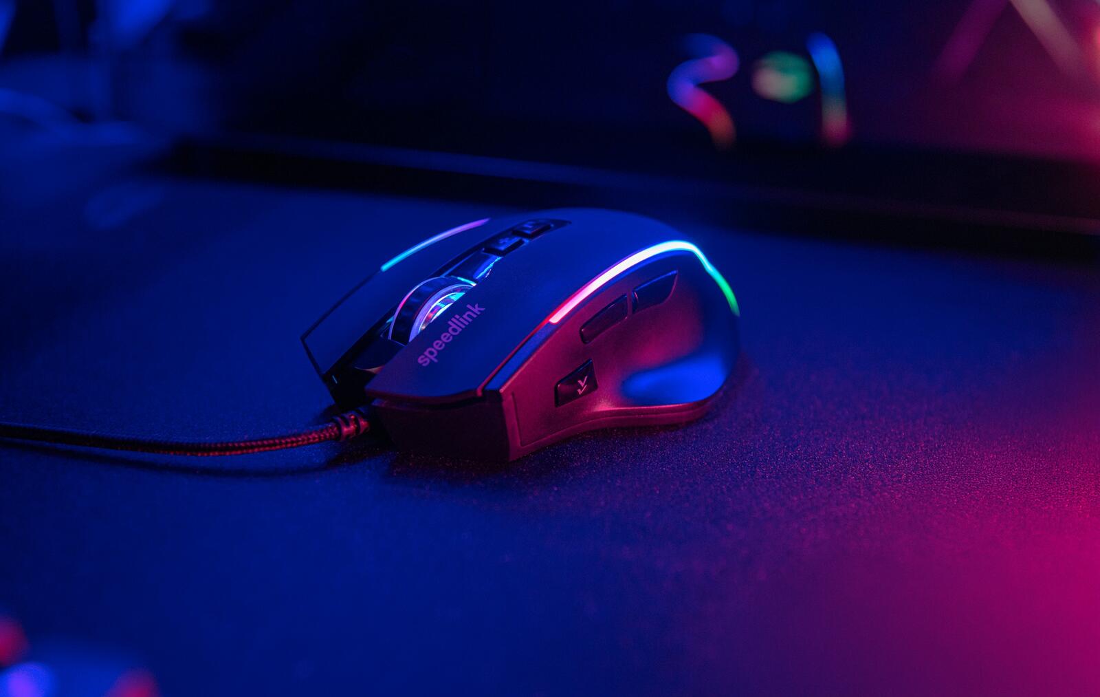 Speedlink DECUS NX RGB Gaming Maus, schwarz