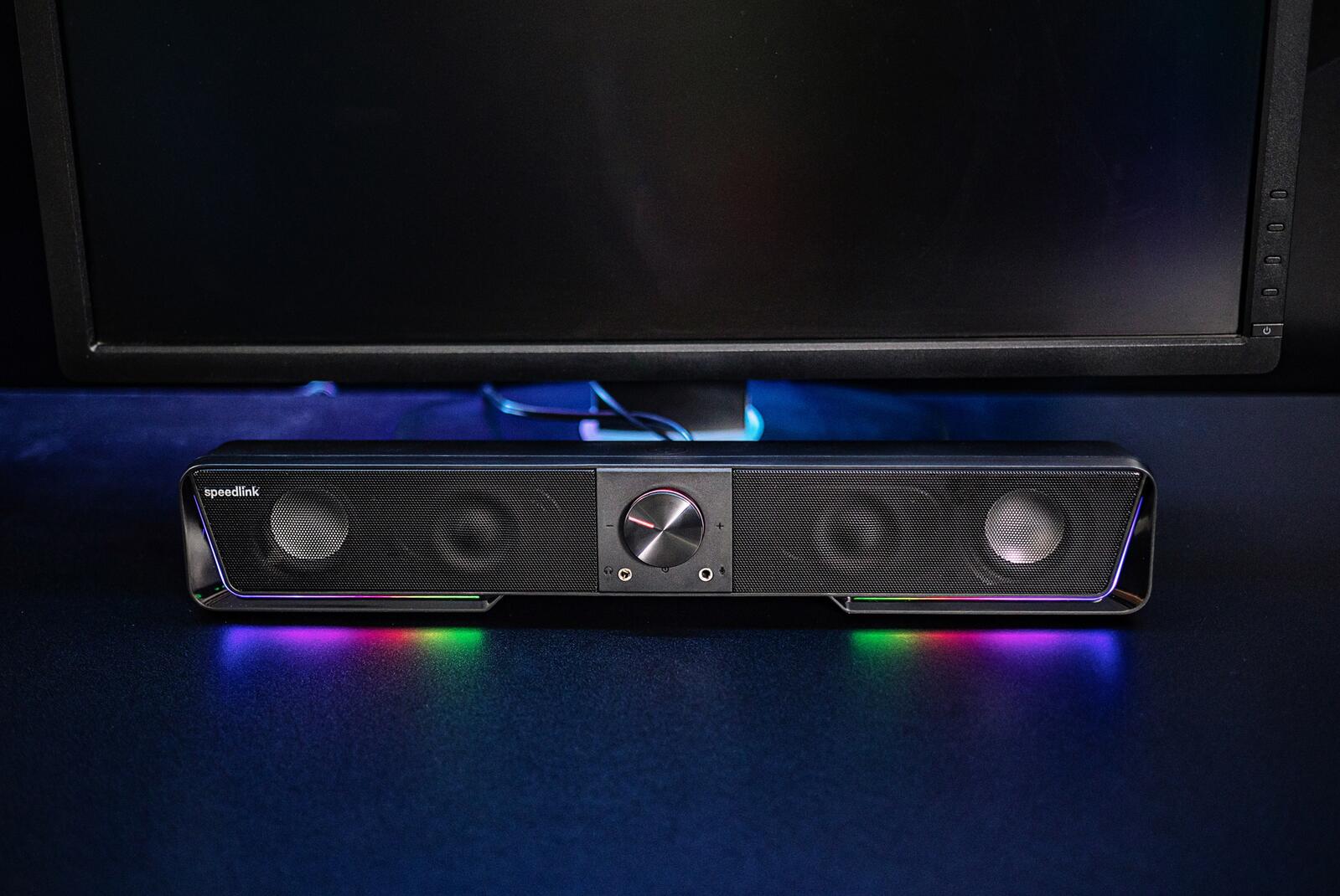 Speedlink GRAVITY RGB Stereo Soundbar, schwarz