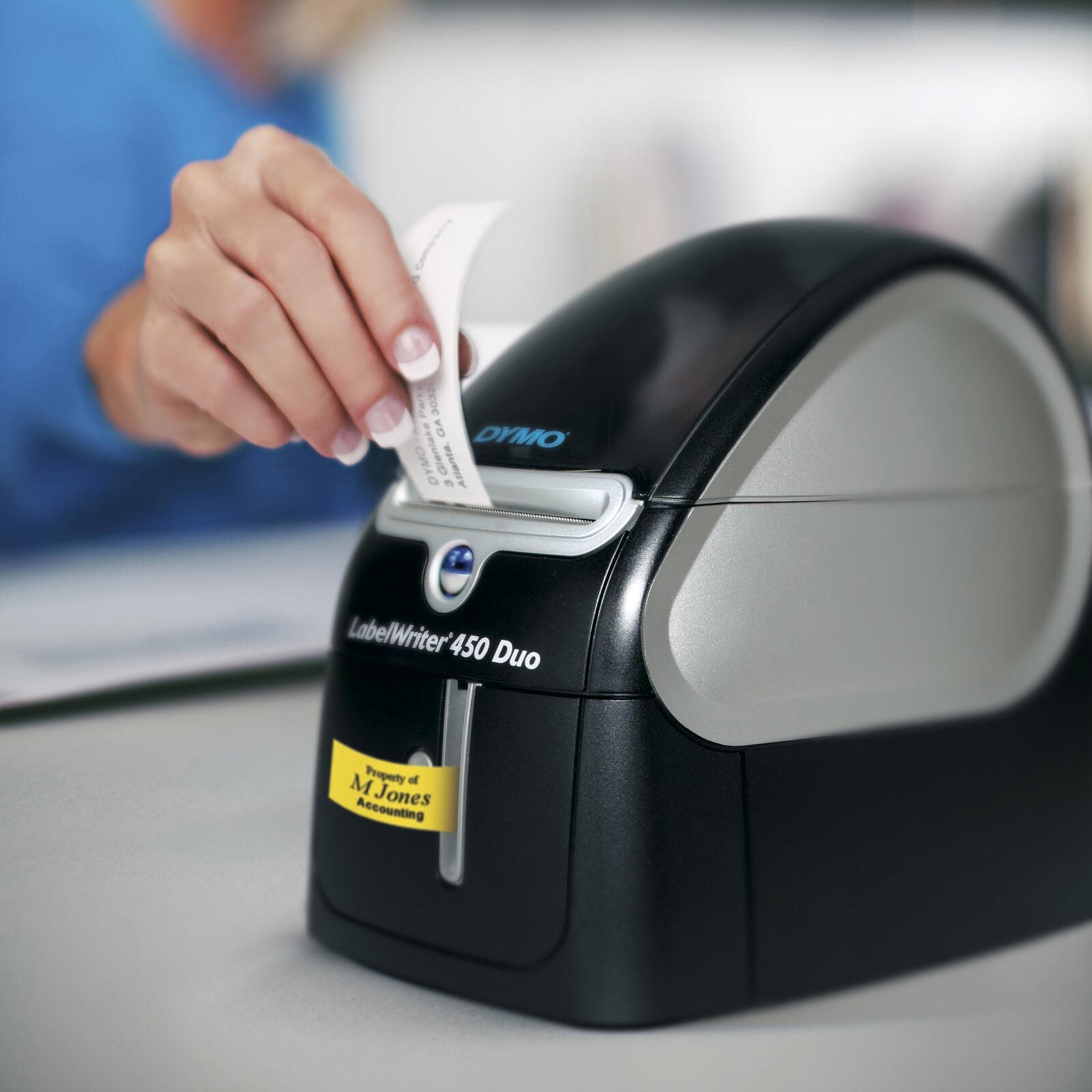DYMO® LabelWriter™ 450 Duo, Kombi-Drucker aus LabelWriter™ und LabelManager™, USB, 300/180 dpi, Thermodirekt- bzw. -tran