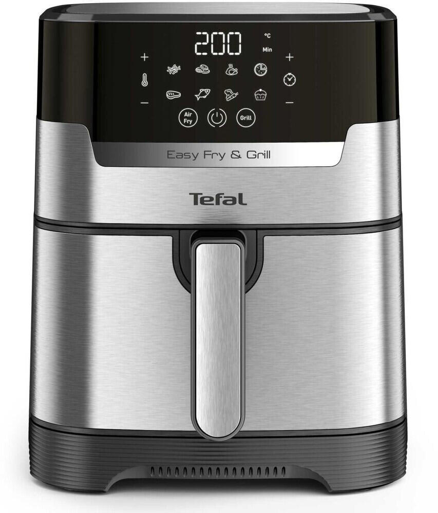 Tefal Easy Fry & Grill XL Deluxe Heißluftfritteuse, 4,2L, schwarz/silber