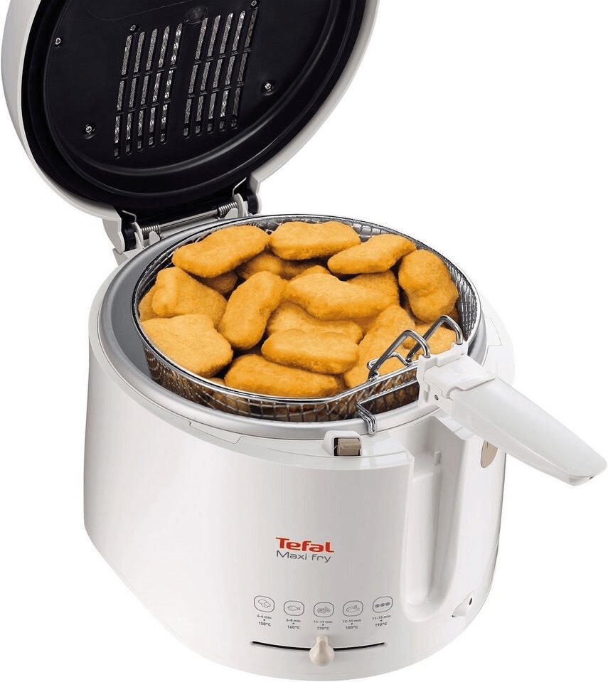 Tefal FF1000 Maxi Fry Friteuse, weiß