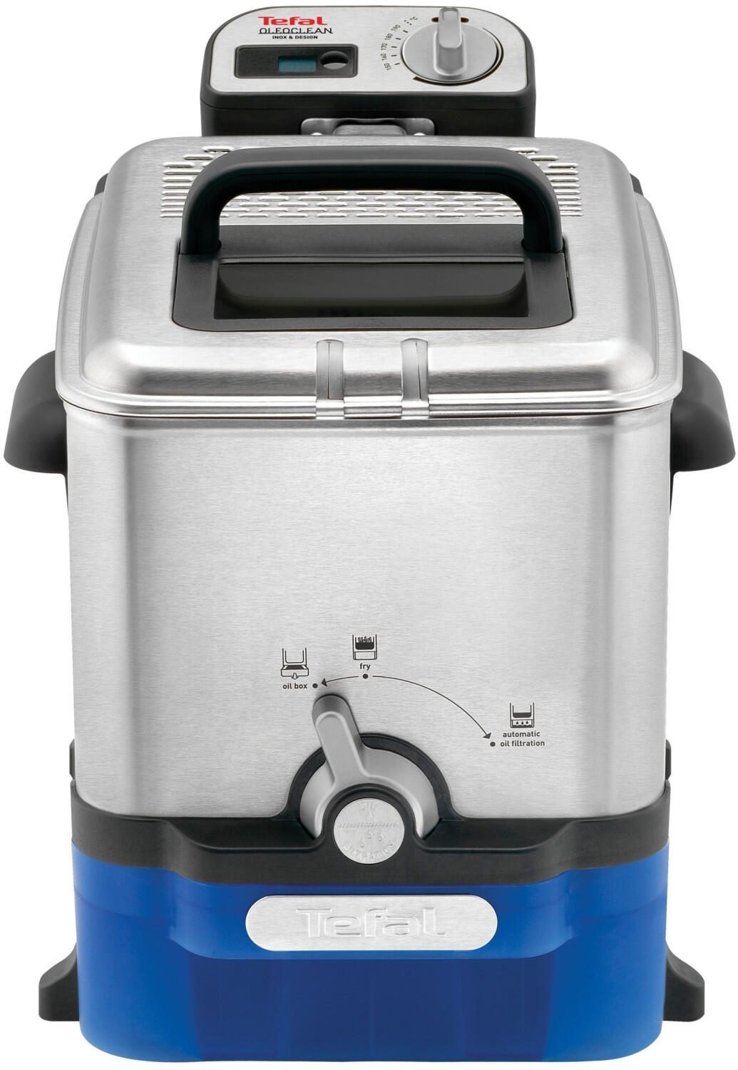 Tefal Oleoclean Fritteuse, 3,5L, silber/schwarz/blau