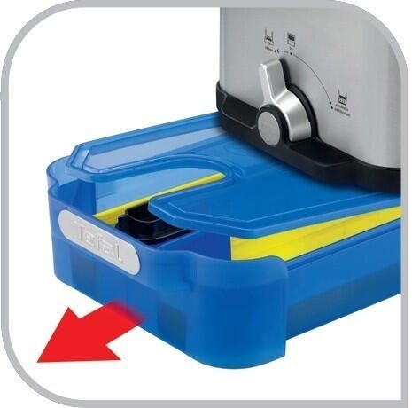 Tefal Oleoclean Fritteuse, 3,5L, silber/schwarz/blau