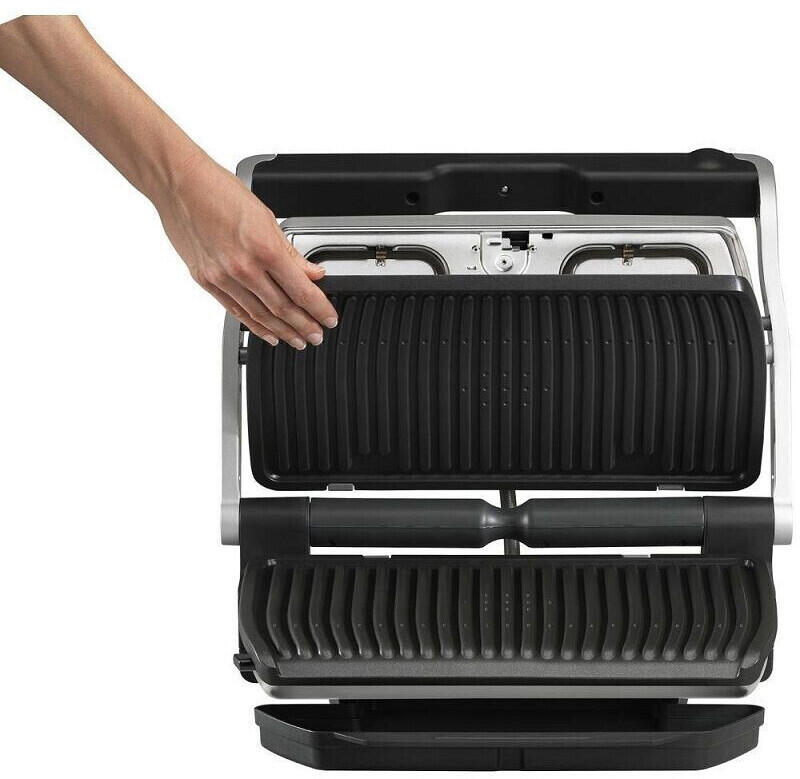 Tefal Optigrill+ elektrisch, silber/schwarz