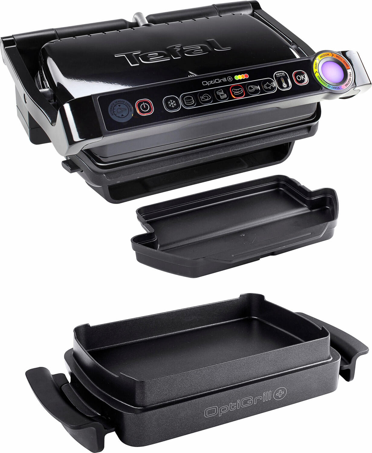 Tefal Optigrill+ Snacking & Baking, schwarz