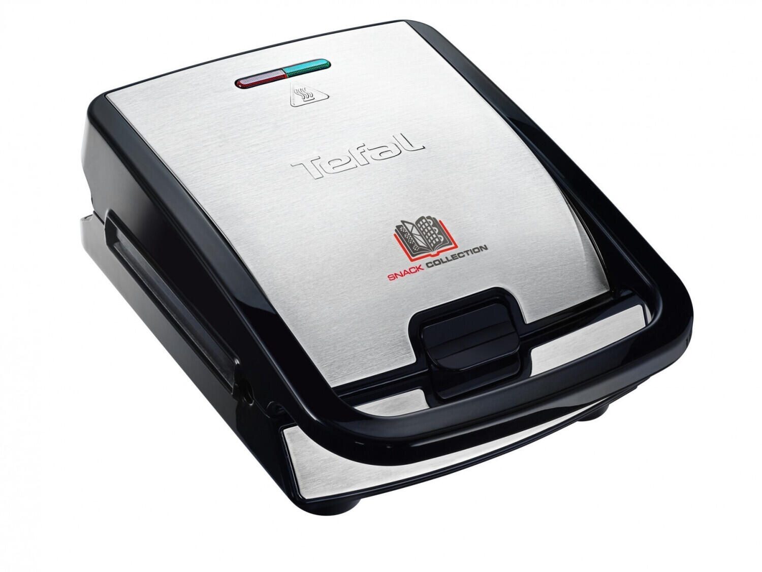 Tefal Snack Collection Sandwichtoaster/Waffeleisen, silber/schwarz