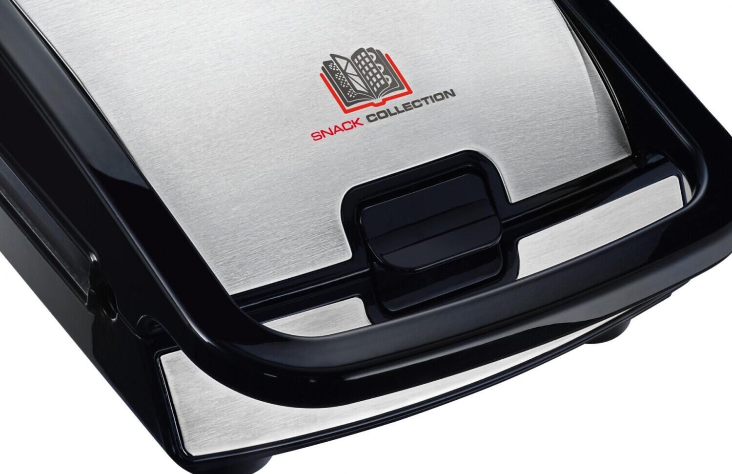 Tefal Snack Collection Sandwichtoaster/Waffeleisen, silber/schwarz