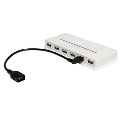 Eaton Tripp Lite Series USB A/A Verlängerung Kabel (USB-A Right-Angle M zu USB-A F), 10-in. (25.4 cm)