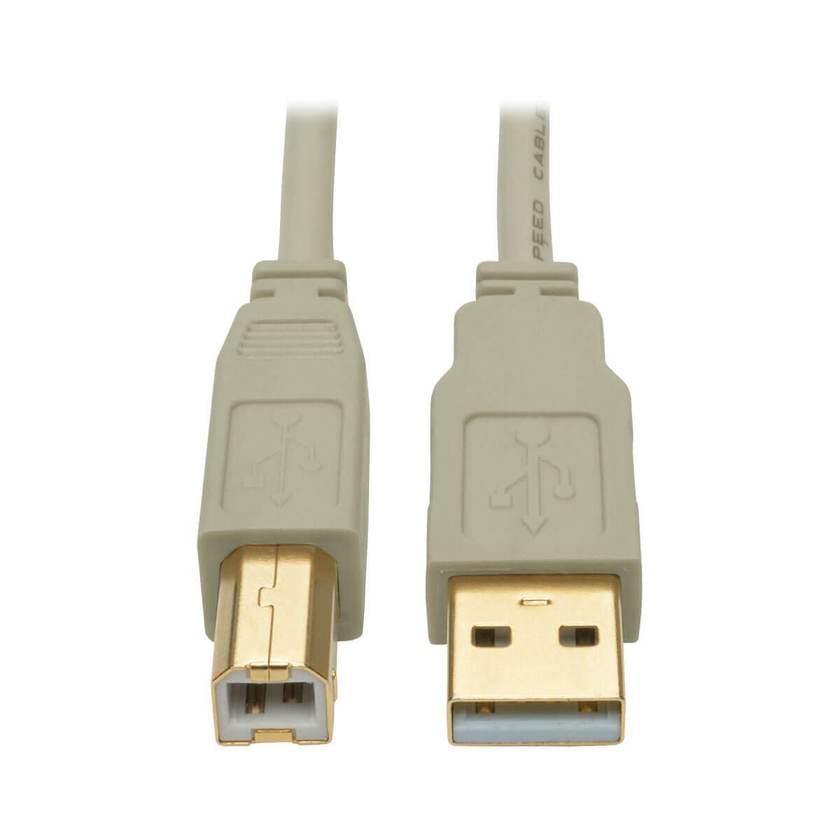 Eaton Tripp Lite Series USB 2.0 A/B Kabel (Stecker/Stecker), Beige, 10 ft. (3.05 m)