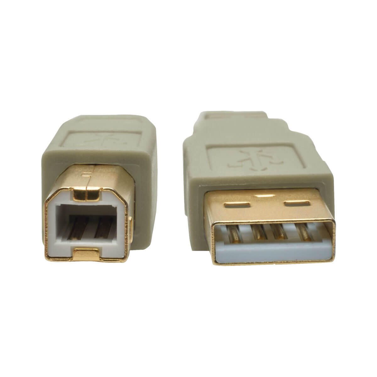 Eaton Tripp Lite Series USB 2.0 A/B Kabel (Stecker/Stecker), Beige, 10 ft. (3.05 m)