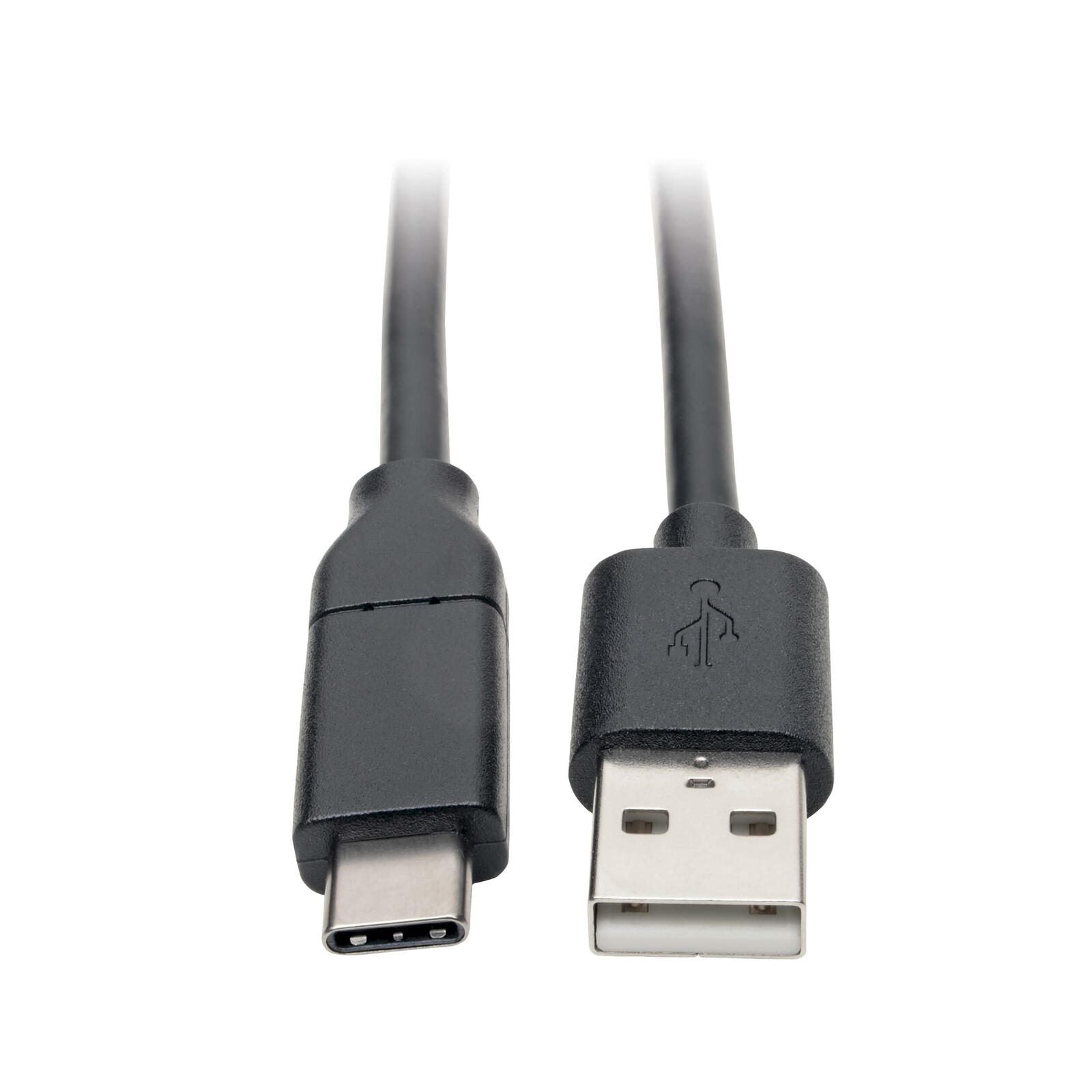 Eaton Tripp Lite Series USB-A zu USB-C Kabel, USB 2.0, 3A Rating, USB-IF Certified, Thunderbolt 3, (Stecker/Stecker), 13