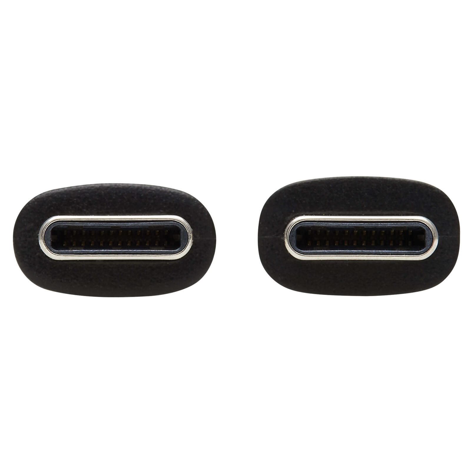 Eaton Tripp Lite Series USB-C Kabel (Stecker/Stecker) - USB 2.0, Thunderbolt 3, 60W PD Charging, Schwarz, 3 ft. (0.9 m)