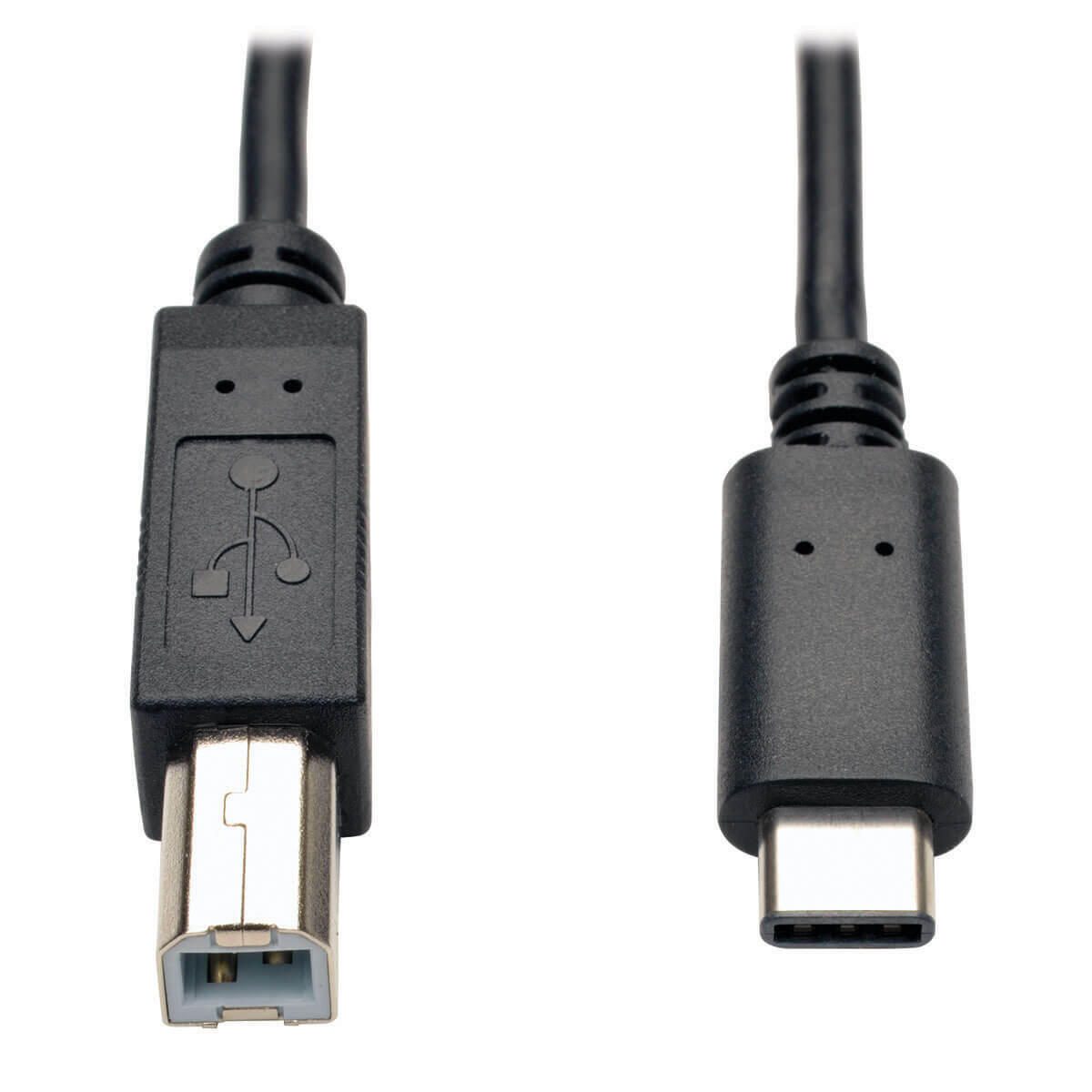Eaton Tripp Lite Series USB-C zu USB-B Kabel - USB 2.0, (Stecker/Stecker), 6 ft. (1.83 m)