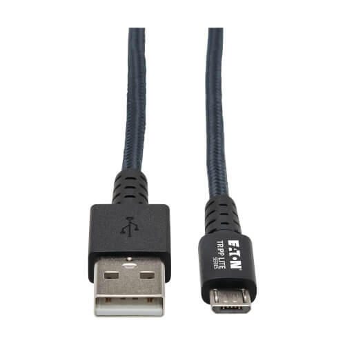 Eaton Tripp Lite Series Hochleistungsfähiges USB-A zu USB Micro-B Kabel - Stecker/Stecker, USB 2.0, UHMWPE und Aramidfas