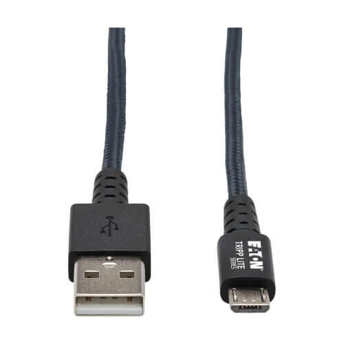 Eaton Tripp Lite Series Hochleistungsfähiges USB-A zu USB Micro-B Kabel - Stecker/Stecker, USB 2.0, UHMWPE und Aramidfas