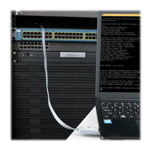 Eaton Tripp Lite Series USB-A zu RJ45 Rollover Kabel (Stecker/Stecker) - Cisco Compatible, 250 Kbps, 6 ft. (1.83 m), Gra