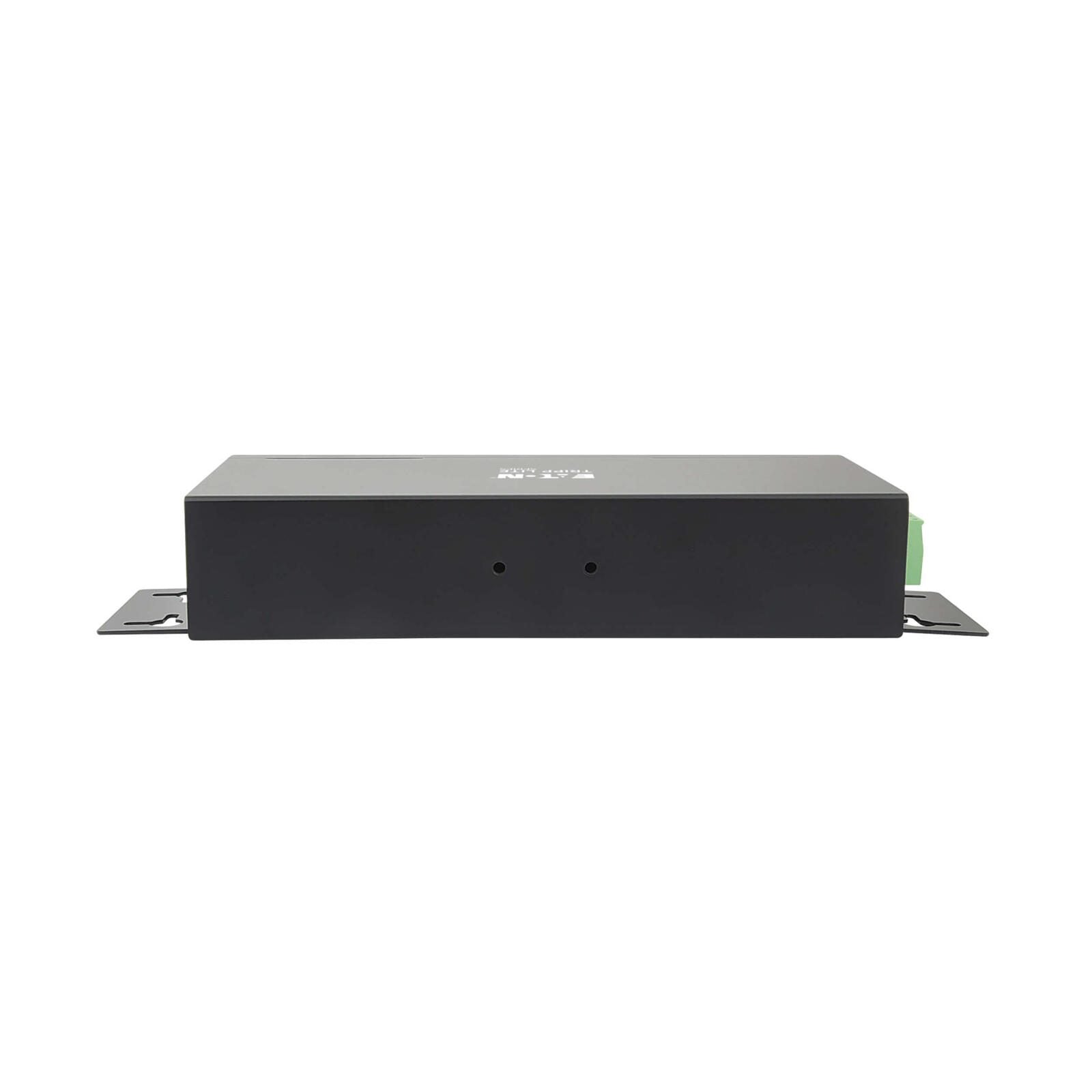 Eaton Tripp Lite Series 7-Port Industrial-Grade USB 2.0 Hub - 15 kV ESD Immunity, Metal Housing, Wall/DIN Mountable