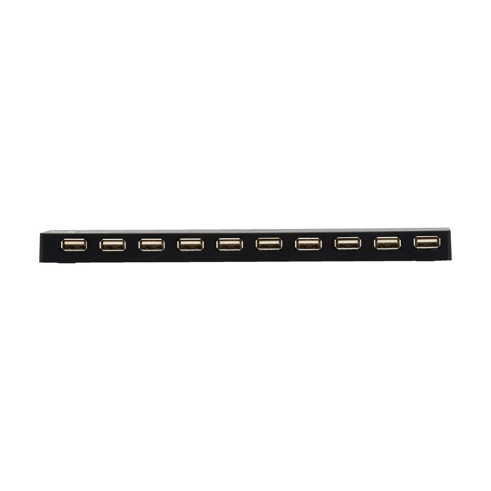 Eaton Tripp Lite Series 10-Port USB Hub mit Power Supply and International Plug Adapters